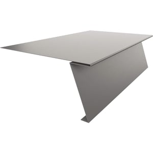 Startprofil fuer Stehfalzprofil PD-510-S, Stahl 0,50 mm, Graualuminium RAL 9007, Hauptansicht