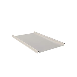 Stehfalzblech 33/500-LE Grauweiß RAL 9002, 0,75 mm Stahl, 25 µm Polyesterbeschichtung