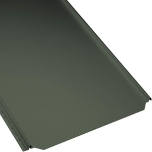 Stehfalzblech PD-510-S flach, grün (RAL 6020), 0,50 mm Stahl mit 35 µm Mattpolyester-Beschichtung, Hauptansicht