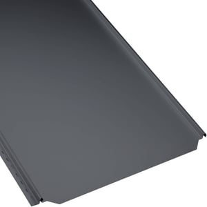 Stehfalzblech PD-510-S Flach Graphitgrau, 0,50 mm Stahl, 25 µm Polyesterbeschichtung, Hauptansicht