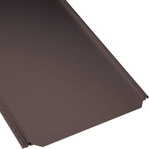 Stehfalzblech PD-510-S Flach, schokoladenbraun RAL 8017, 0,50 mm Stahl, 25 µm Polyester