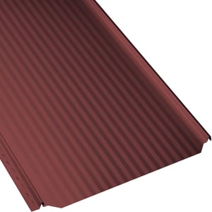 Stehfalzblech PD-510-S Mikro kirschrot, Stahl 0,50 mm, Polyester 25 µm, Hauptansicht