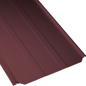 Stehfalzblech PD-510-S Trapez weinrot, 0,50 mm Stahl, 25 µm Polyester, Hauptansicht