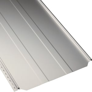Stehfalzblech PD-510-S Trapez, Reinweiß RAL 9010, 0,50 mm Stahl, 25 µm Polyesterbeschichtung, Hauptansicht