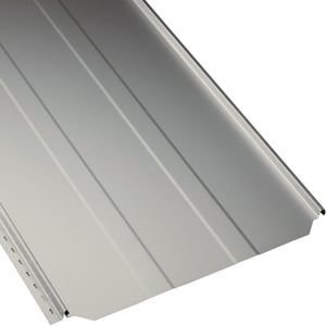 Stehfalzblech PD-510-S Trapez Grauweiß RAL 9002, 0,50 mm Stahl, 25 µm Polyester