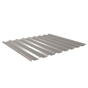 Trapezblech 20/1100 Aluminium Graualuminium (RAL 9007) mit 25 µm Polyesterbeschichtung, Hauptansicht