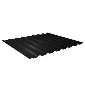 Trapezblech 20/1100 Tiefschwarz, Stahl 0,50 mm, 80 µm Shimoco Beschichtung, Hauptansicht