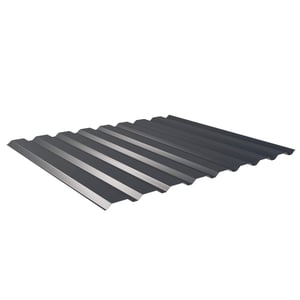 Trapezblech 20/1100 Wand, Anthrazitgrau RAL 7016, 0,50 mm Stahl, Puramid beschichtet