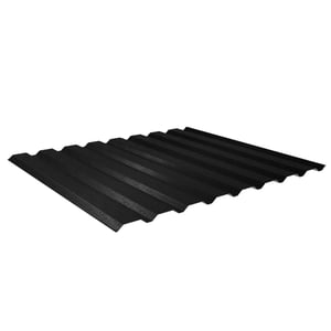 Trapezblech 20/1100 Tiefschwarz, Stahl 0,50 mm, 80 µm Shimoco Beschichtung, Hauptansicht