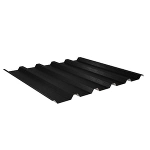 Trapezblech 35/207 Tiefschwarz (RAL 9005) aus 0,50 mm Stahl mit 80 µm Shimoco Beschichtung, Hauptansicht