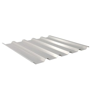 Trapezblech 35/207, Weißaluminium (RAL 9006), 0,63 mm Stahl, 25 µm Polyesterbeschichtung, Hauptansicht