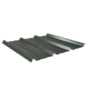 Trapezblech 45/333 Aluminium Moosgrün, Hauptansicht