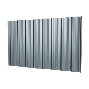 Trapezblech T18DR Fenstergrau, 0,63 mm Stahl, Hauptansicht der Profilstruktur