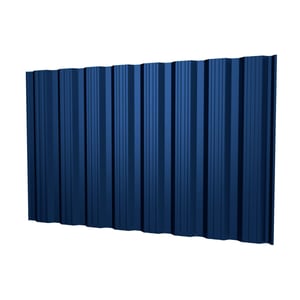 Trapezblech T18DR Enzianblau RAL 5010, 0,50 mm Stahl, 25 µm Polyesterbeschichtung, Hauptansicht