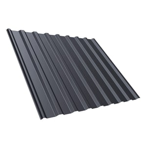 Trapezblech T20M Graphitgrau (RAL 7024) aus Stahl 0,50 mm, 25 µm Polyesterbeschichtung, Hauptansicht