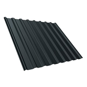 Trapezblech T20M anthrazitgrau, 0,40 mm Stahl, mit 25 µm Polyesterbeschichtung, freigestellt