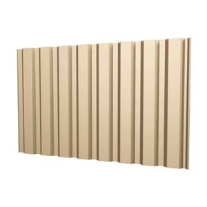 Trapezblech T20M Wand Hellelfenbein (RAL 1015) 0,75 mm Stahl, Hauptansicht