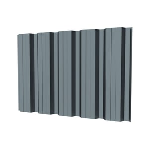 Trapezblech T35DR Wand in Fenstergrau (RAL 7040), 0,63 mm Stahl, 200 µm HPS Ultra Beschichtung