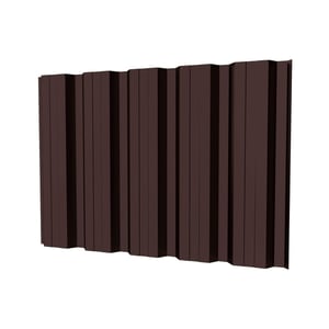 Trapezblech T35DR Wand Schokoladenbraun, 0,50 mm Stahl, PURMAT® beschichtet, Hauptansicht