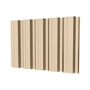 Trapezblech T35DR Hellelfenbein, 0,75 mm, Polyesterbeschichtung, Hauptansicht