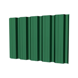 Trapezblech T35DR Wand, Moosgrün RAL 6005, 0,75 mm Stahl, Hauptansicht