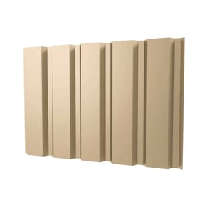 Trapezblech T35M Hellelfenbein, 0,75 mm Stahl, Hauptansicht