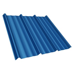 Trapezblech T45/333M Enzianblau RAL 5010, 0,50 mm Stahl mit 25 µm Polyesterbeschichtung, Hauptansicht