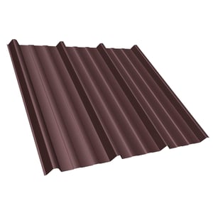 Trapezblech T45/333M schokoladenbraun, 0,50 mm Stahl, Hauptansicht
