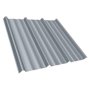 Trapezblech T45/333MD Fenstergrau, 0,63 mm Stahl, Hauptansicht der Profilstruktur