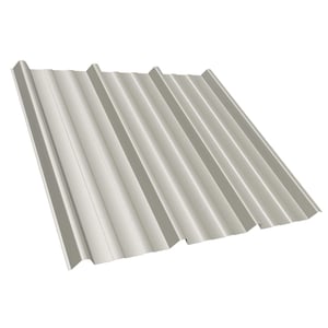 Trapezblech T45/333MD Grauweiß (RAL 9002) aus 0,50 mm Stahl, 25 µm Polyesterbeschichtung, Hauptansicht