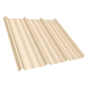 Trapezblech T45/333MD Hellelfenbein, 0,75 mm Stahl mit 25 µm Polyesterbeschichtung, Hauptansicht