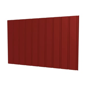 Trapezblech T7M Kirschrot, 0,40 mm Stahl, Polyester beschichtet, Hauptansicht