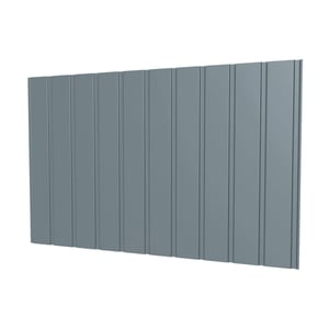 Trapezblech T7M Wand aus Stahl 0,63 mm in Fenstergrau (RAL 7040) mit HPS Ultra Beschichtung