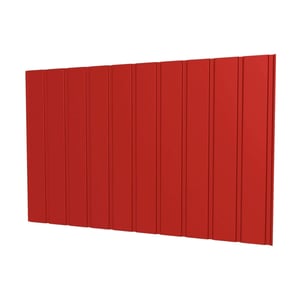 Trapezblech T7M Wand Korallenrot, 0,50 mm Stahl, 25 µm Polyesterbeschichtung, Hauptansicht
