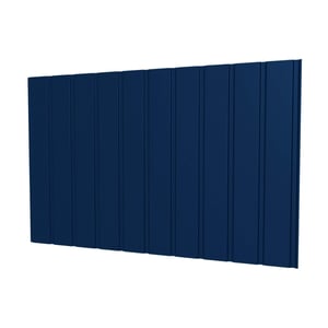 Trapezblech T7M Wand Enzianblau RAL 5010, 0,50 mm Stahl, Polyester 25 µm Beschichtung, Hauptansicht
