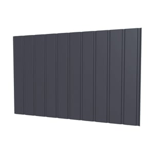 Trapezblech T7M Wand Graphitgrau RAL 7024, 0,50 mm Stahl, 25 µm Polyesterbeschichtung, Hauptansicht