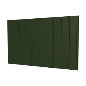Trapezblech T7M Wand, Stahl 0,75 mm, Chromoxidgrün RAL 6020, 25 µm Polyester, Hauptansicht