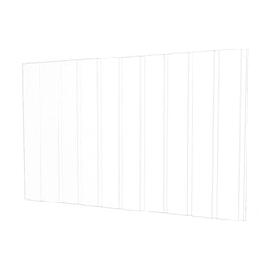 Trapezblech T7M Wand, Reinweiß RAL 9010, 0,75 mm Stahl, Polyesterbeschichtung, Hauptansicht