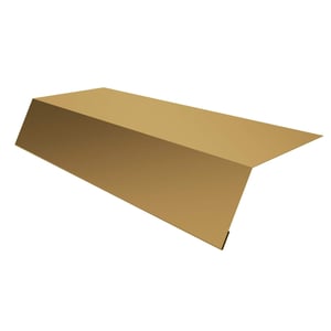 Traufenblech Sandgelb RAL 1002 aus Stahl 0,50 mm mit 25 µm Polyesterbeschichtung, Hauptansicht