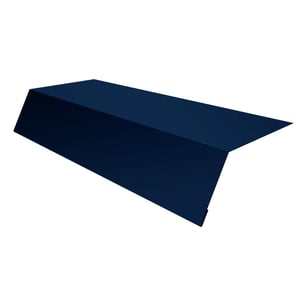 Traufenblech Enzianblau RAL 5010 aus Stahl 0,50 mm mit 25 µm Polyesterbeschichtung, Hauptansicht