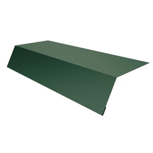 Traufenblech Moosgrün RAL 6005 aus 0,50 mm Stahl mit 25 µm Polyesterbeschichtung, Hauptansicht