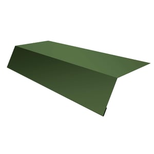 Traufenblech Resedagrün RAL 6011 aus 0,75 mm Stahl, Hauptansicht