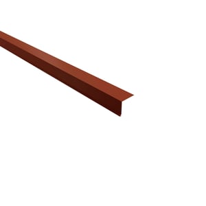 Traufenblech Ziegelrot 0,50 mm, Stahl, 35 µm Mattpolyester, Hauptansicht