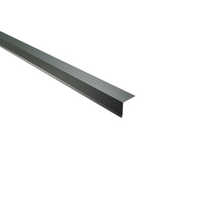 Traufenblech Stahl moosgrün (RAL 6005), 0,50 mm, Puramid beschichtet, Hauptansicht schräg von oben
