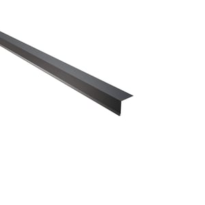 Traufenblech Anthrazitgrau RAL 7016, 0,50 mm Stahl, 95 Grad Winkel, Hauptansicht