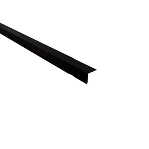 Traufenblech Tiefschwarz RAL 9005, 0,50 mm Stahl, 80 µm Shimoco Beschichtung, Hauptansicht