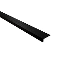 Traufenblech Tiefschwarz RAL 9005, 0,50 mm Stahl mit 80 µm Shimoco Beschichtung, Hauptansicht