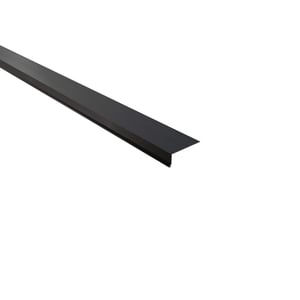 Traufenblech Stahl 0,50 mm dunkelgrau, 35 µm Mattpolyester, schraeg von oben