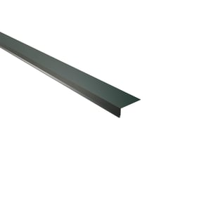 Traufenblech Aluminium moosgrün, 0,70 mm Stärke, 95 Grad Winkel, Hauptansicht