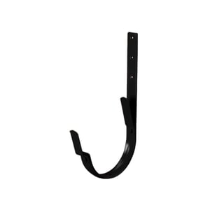 Universal Rinnenhalter Feder/Feder aus tiefschwarzem Stahl, Hauptansicht